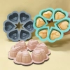 Forma silikonowa babeczki muffinki serce 6x
